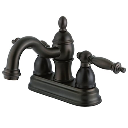 Kingston Brass 4" Centerset Bathroom Faucet, Oil Rubbed Bronze KB3905TL